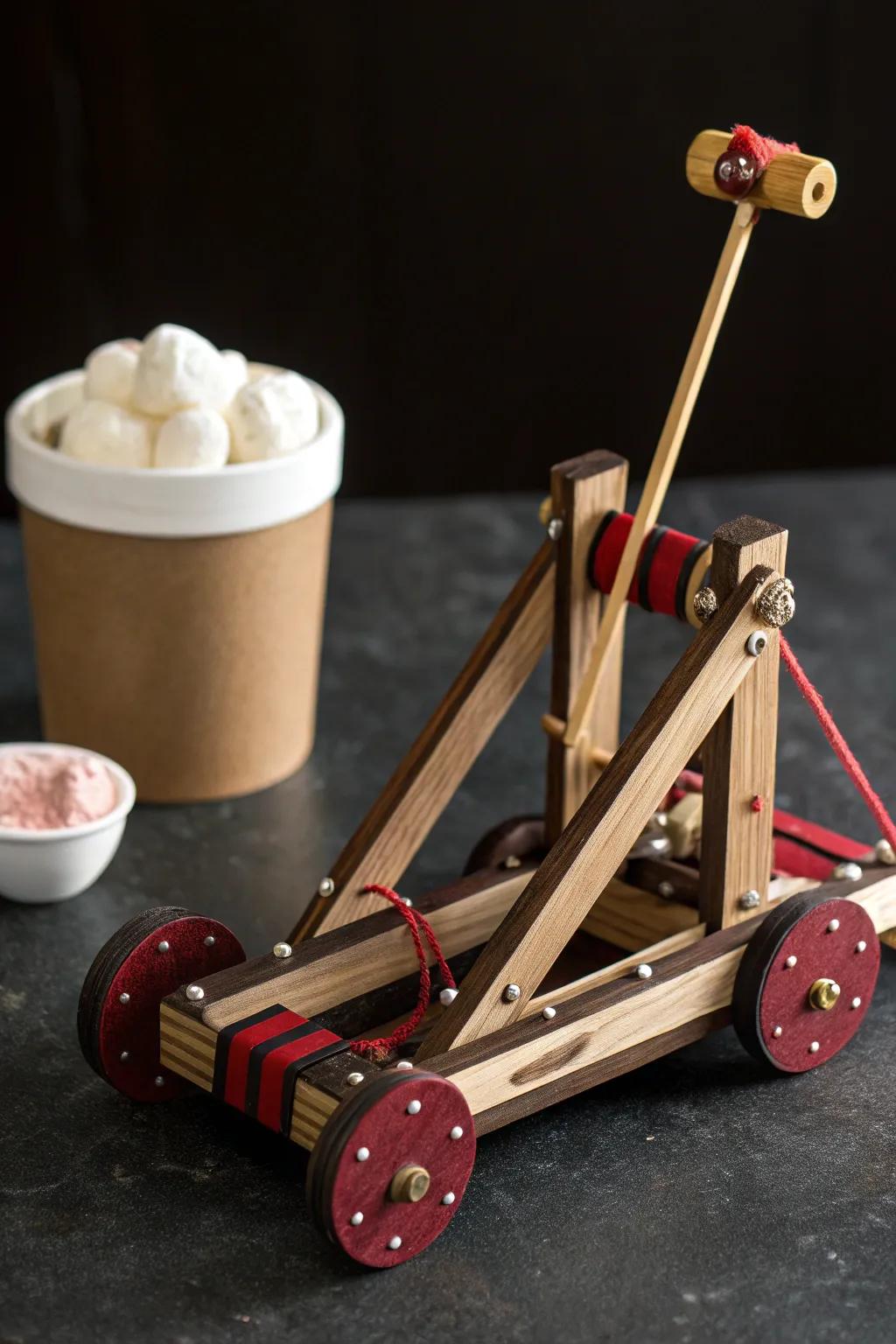 Unleash fun with this expertly crafted marshmallow launcher catapult!