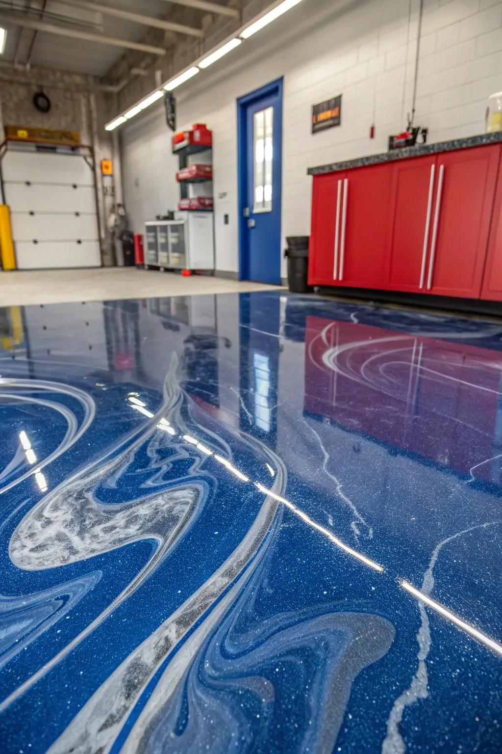 Transform your space with the sleek and modern allure of epoxy flooring – where craftsmanship meets contemporary style.