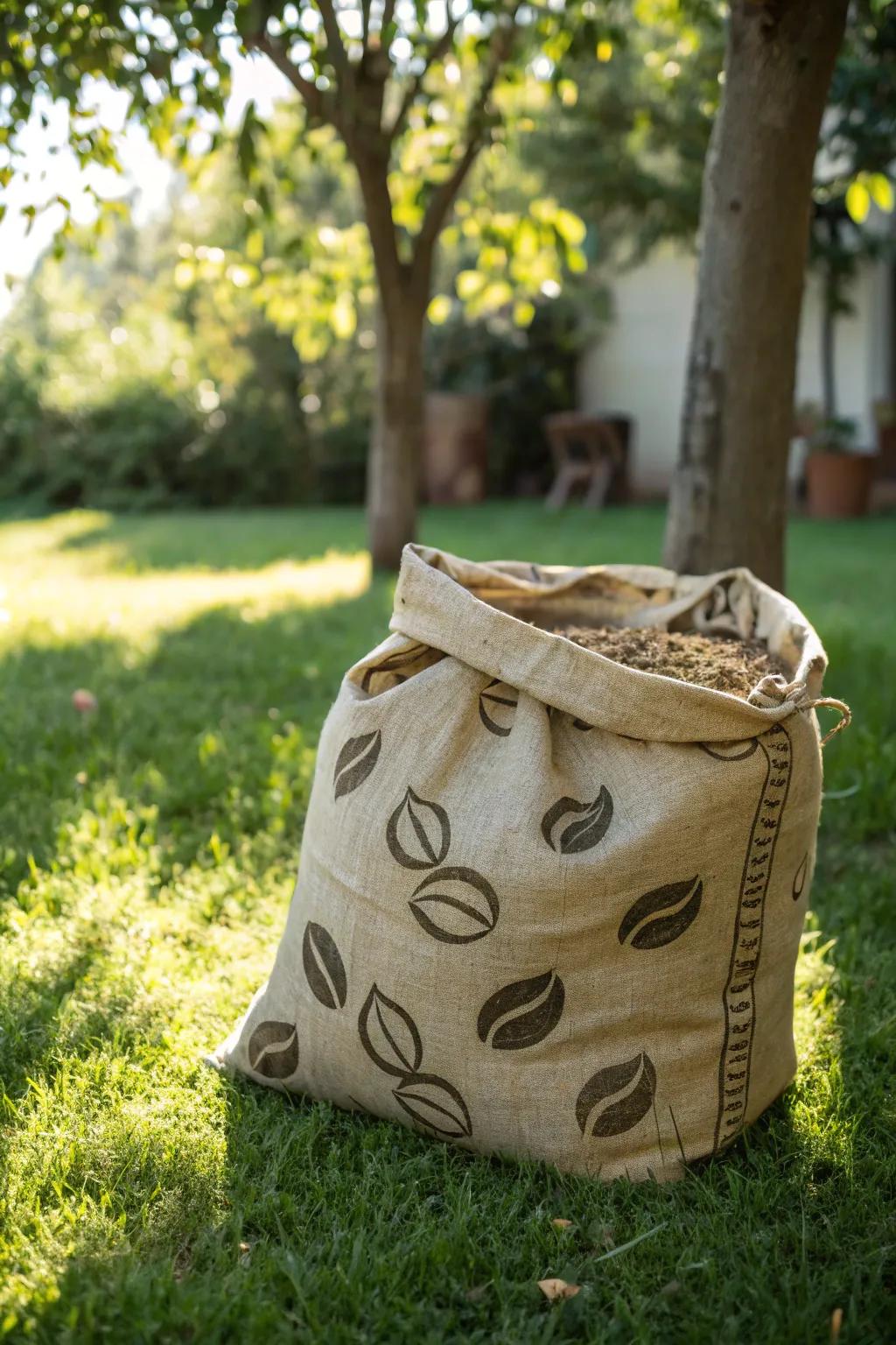 Revive childhood joy with a rustic coffee sack race!