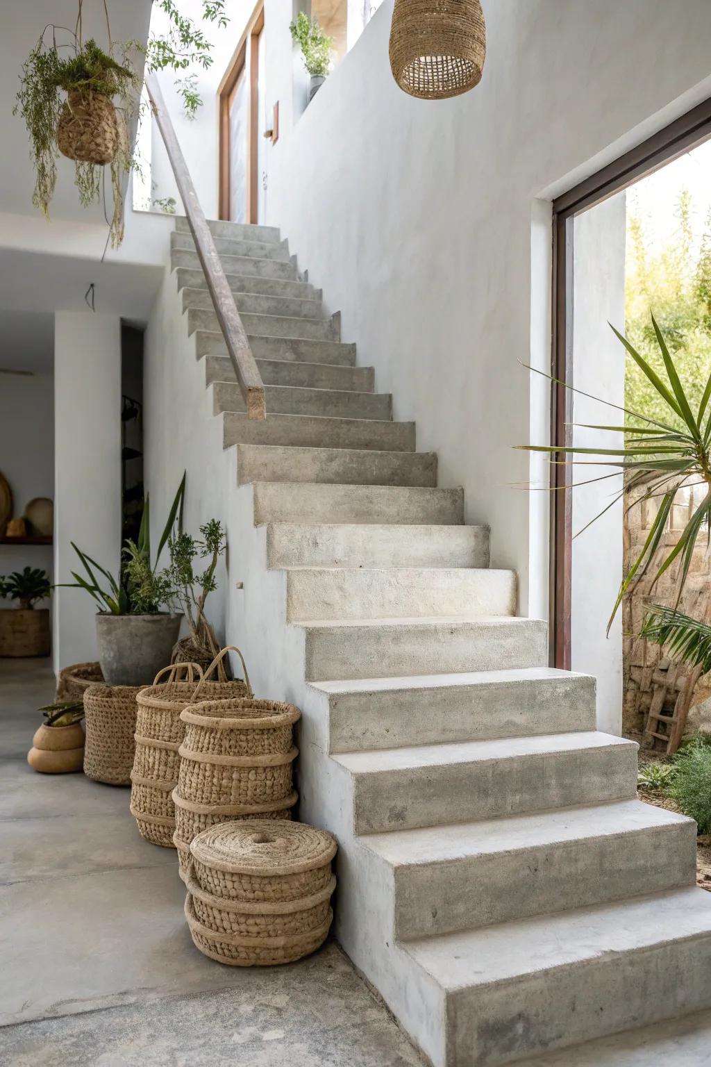 Step into a world of magic with stunning 3D concrete illusions that bring your space to life. #MinimalistMagic