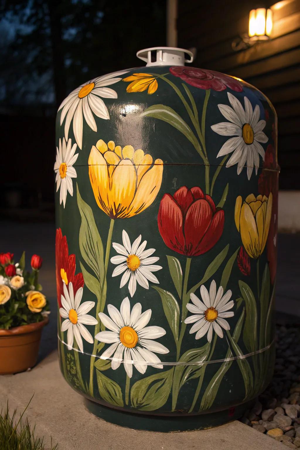 Transform your space with this stunning floral fantasy—where craftsmanship meets vibrant artistry.