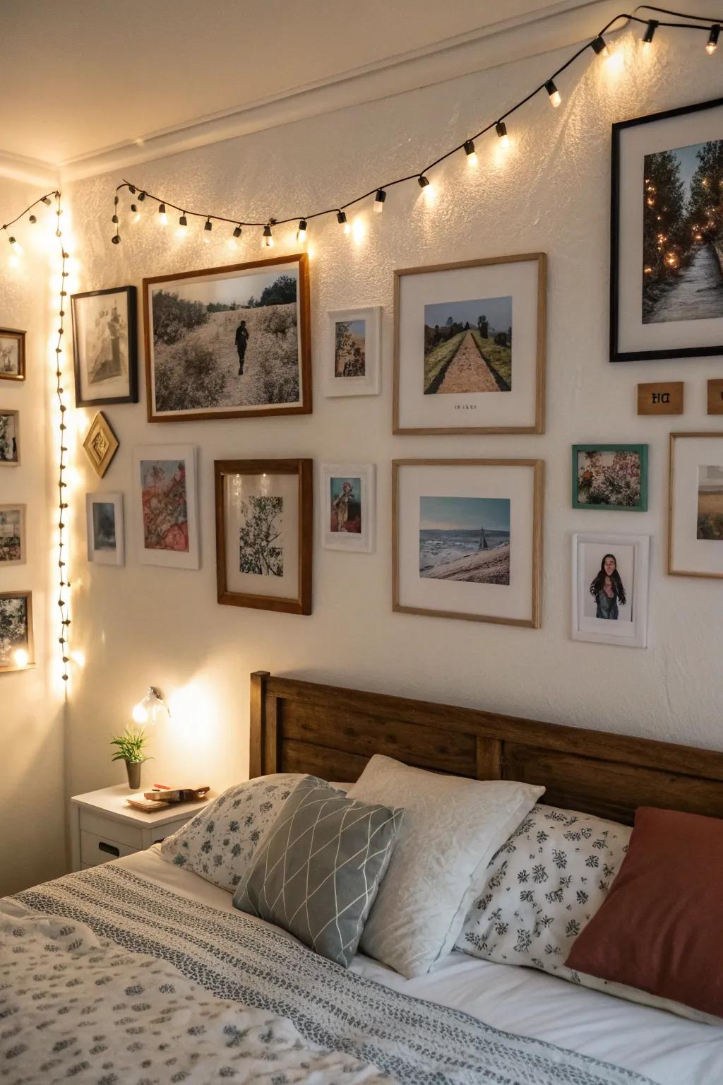 Art pieces personalize and elevate your room.