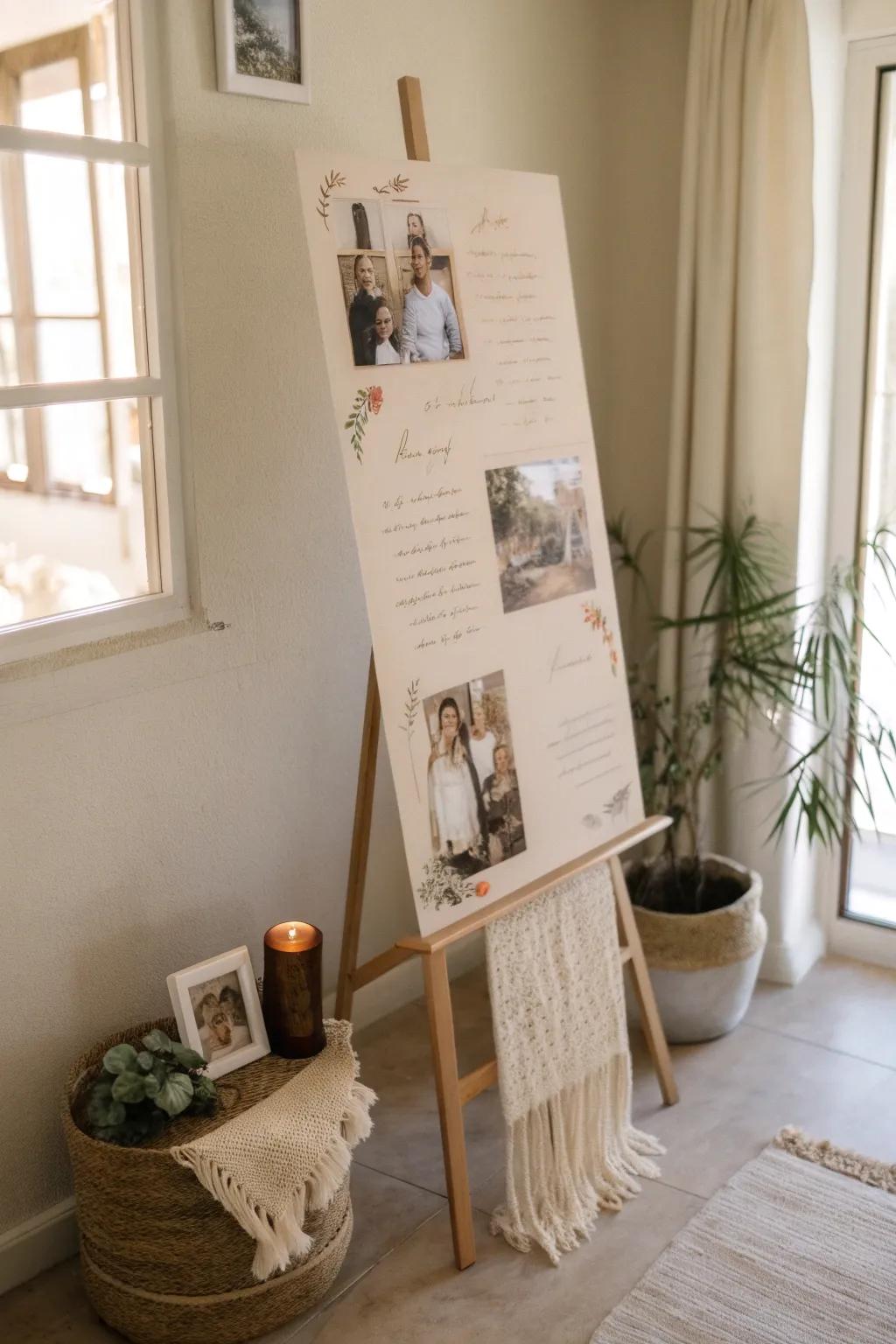 Embrace the power of personal stories with minimalist elegance.