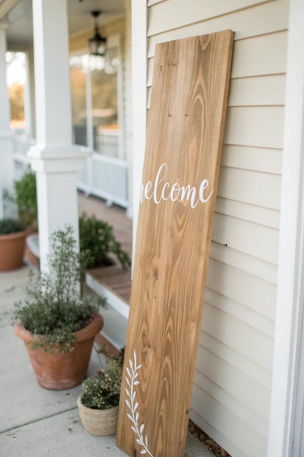 Welcome your guests with minimalist charm and natural beauty.