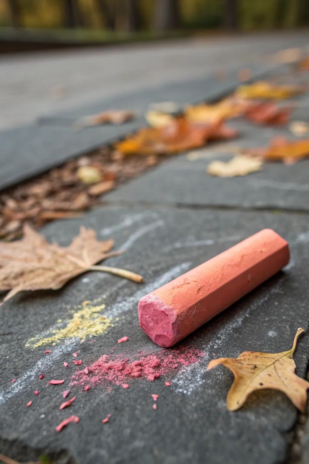 Embrace the art of autumn with vibrant chalk hues.