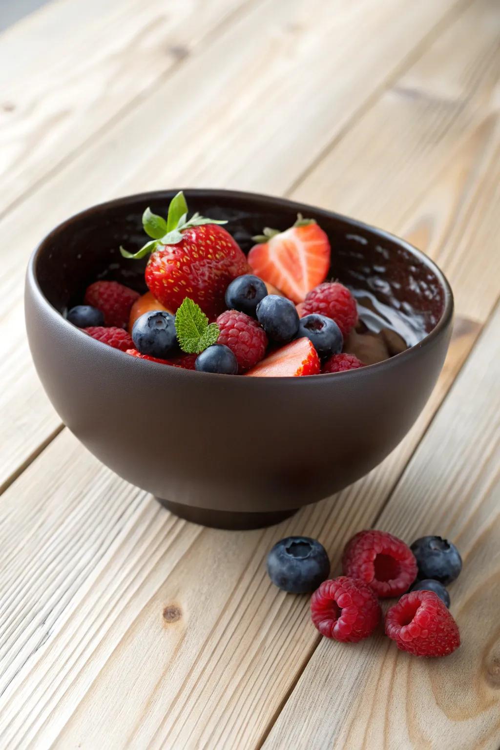 Delight in the art of simplicity with these exquisite DIY Chocolate Bowls, where edible elegance meets natural beauty.