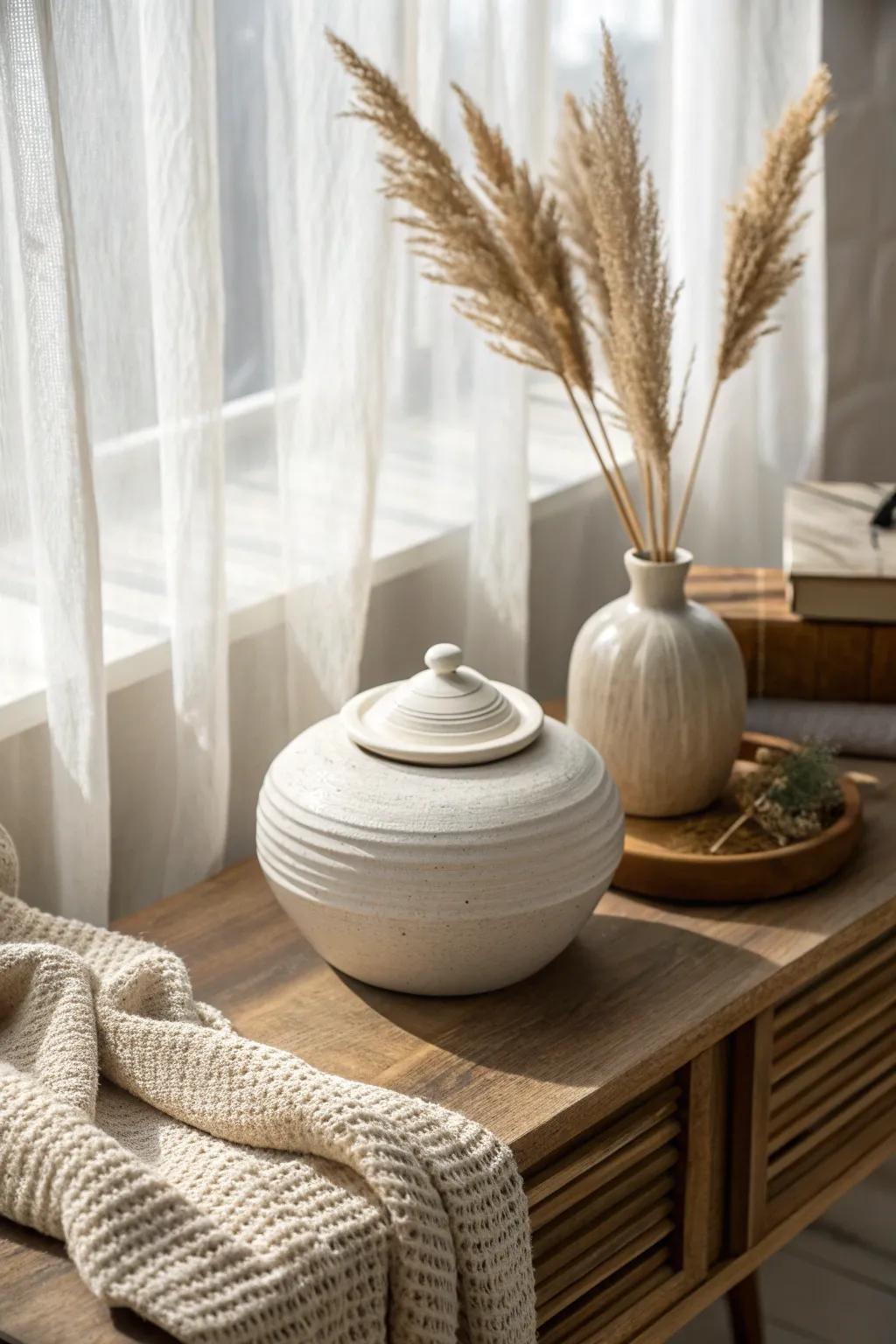 Elevate your space with the serene elegance of a handcrafted incense burner.
