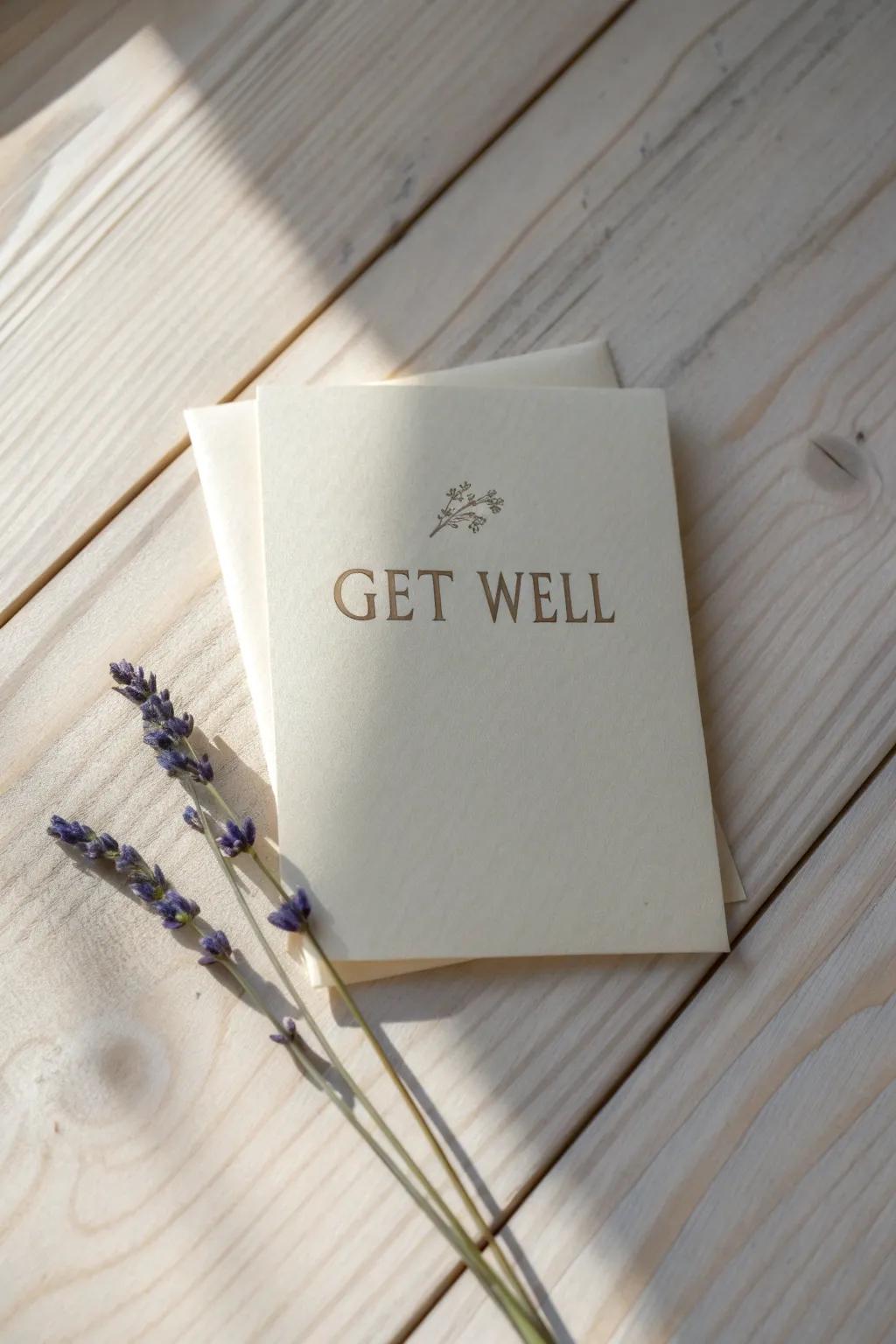 Send healing vibes with a beautifully scented, handcrafted card. #MinimalistComfort