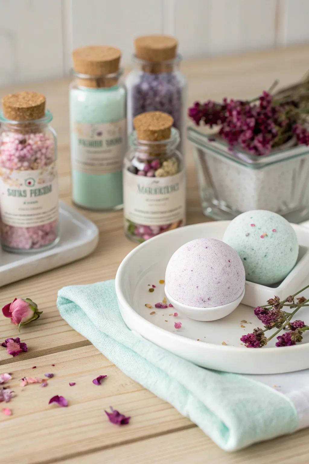 Craft your own luxury at home with this DIY bath bomb kit—perfect for a soothing spa day!
