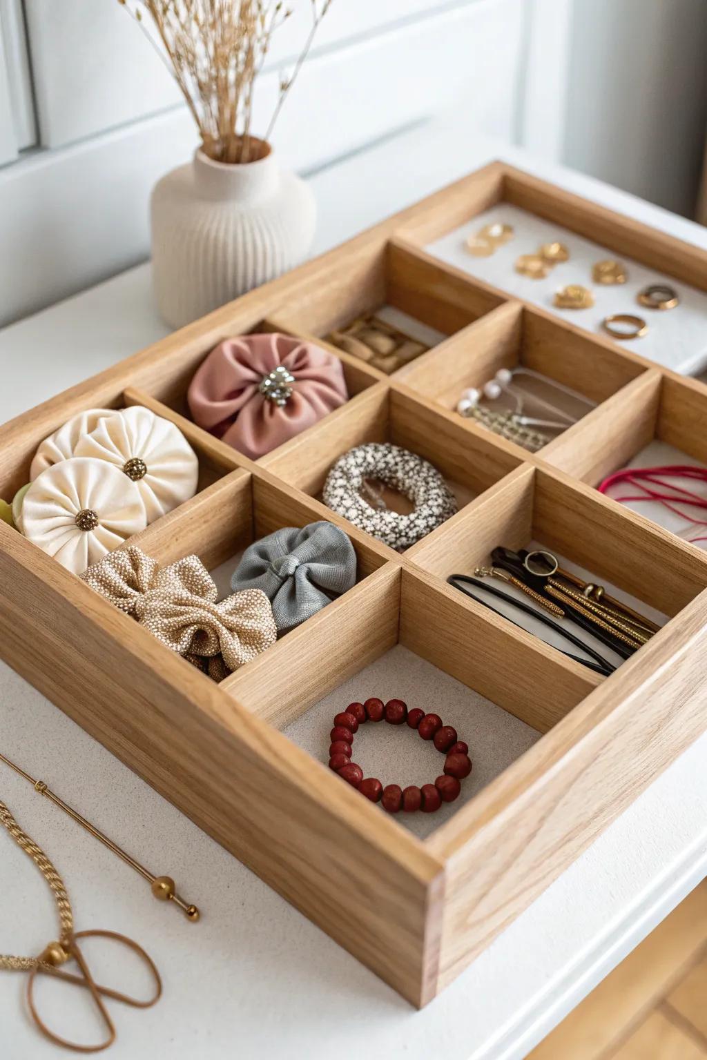 Transform your morning routine with chic and organized drawer dividers, where simplicity meets style.