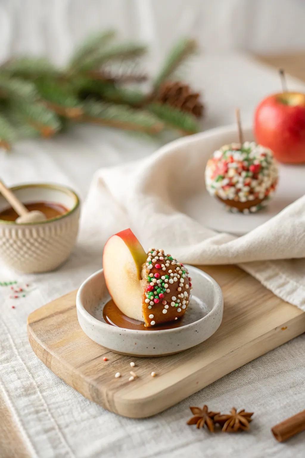 Sweet and simple: Embrace the season with this delightful caramel apple slice, perfect for your autumn gatherings.
