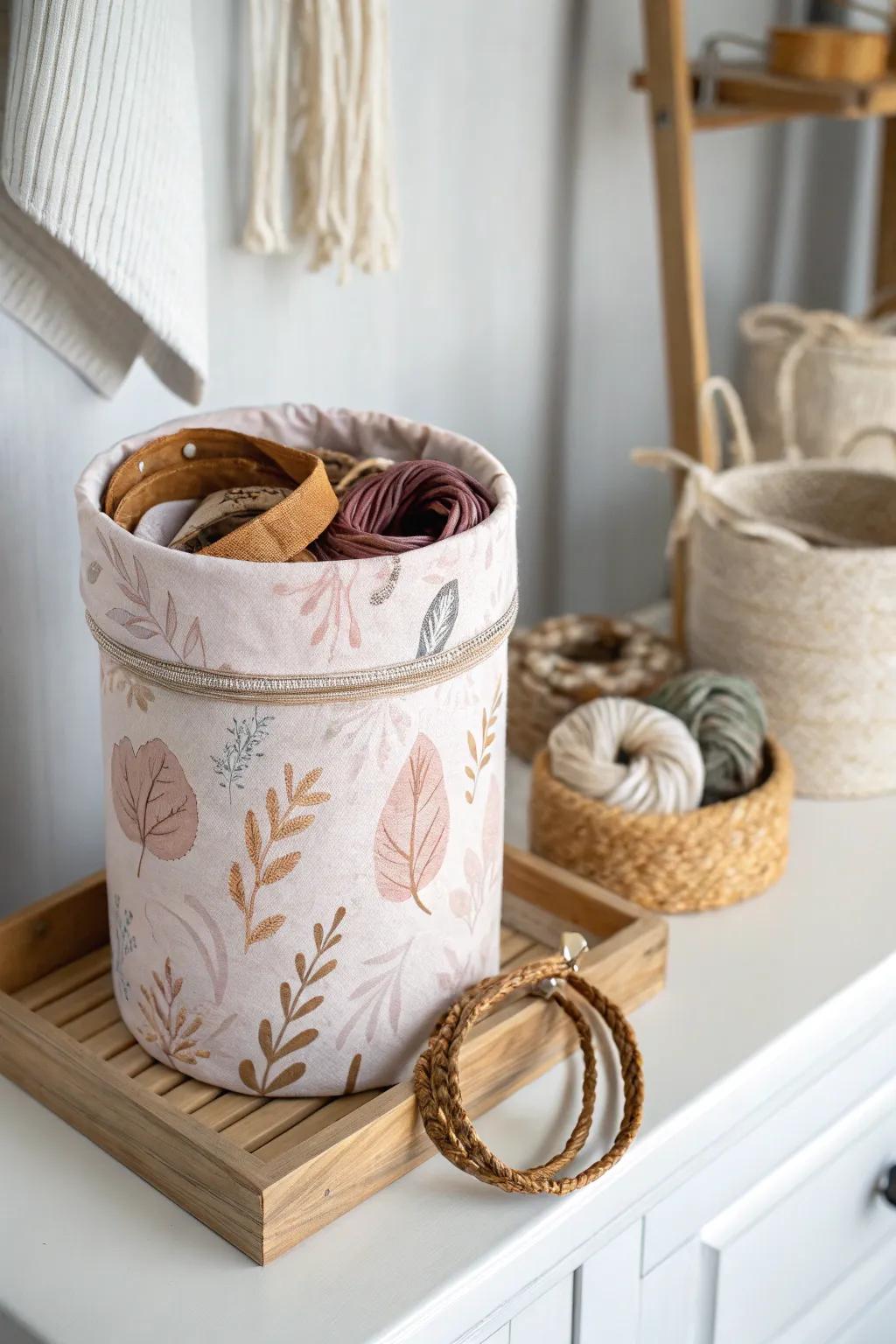 Transform your space with this charming upcycled headband organizer—where sustainability meets style!