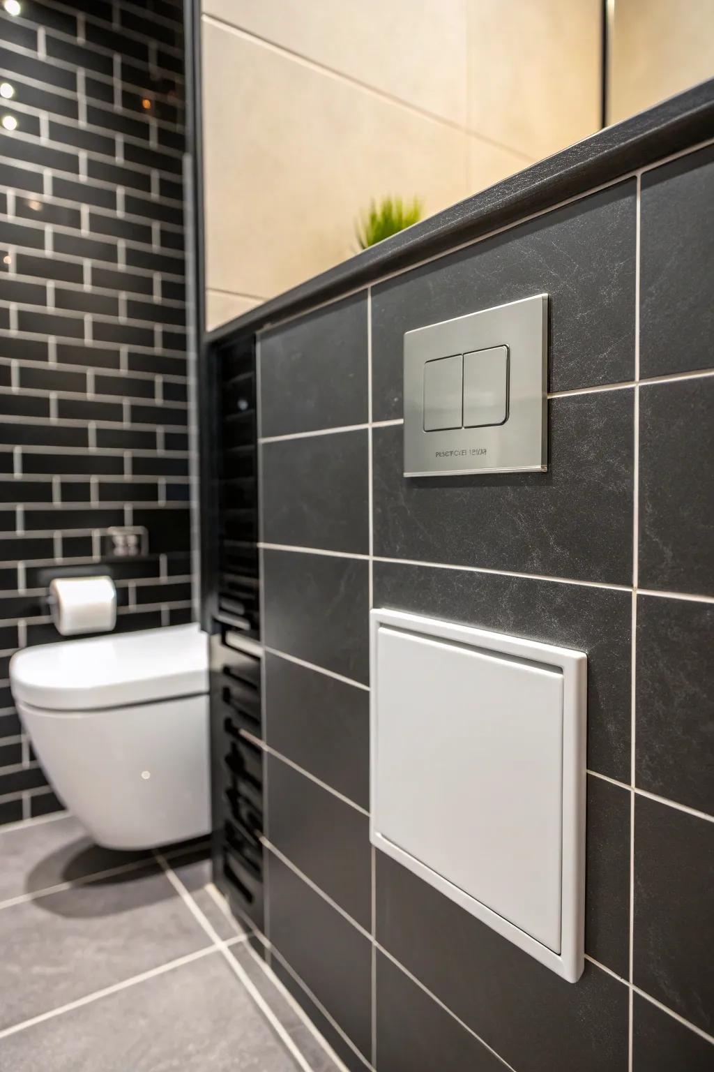 Seamless Style: Discover the Art of Tile Integration in Your Bathroom.