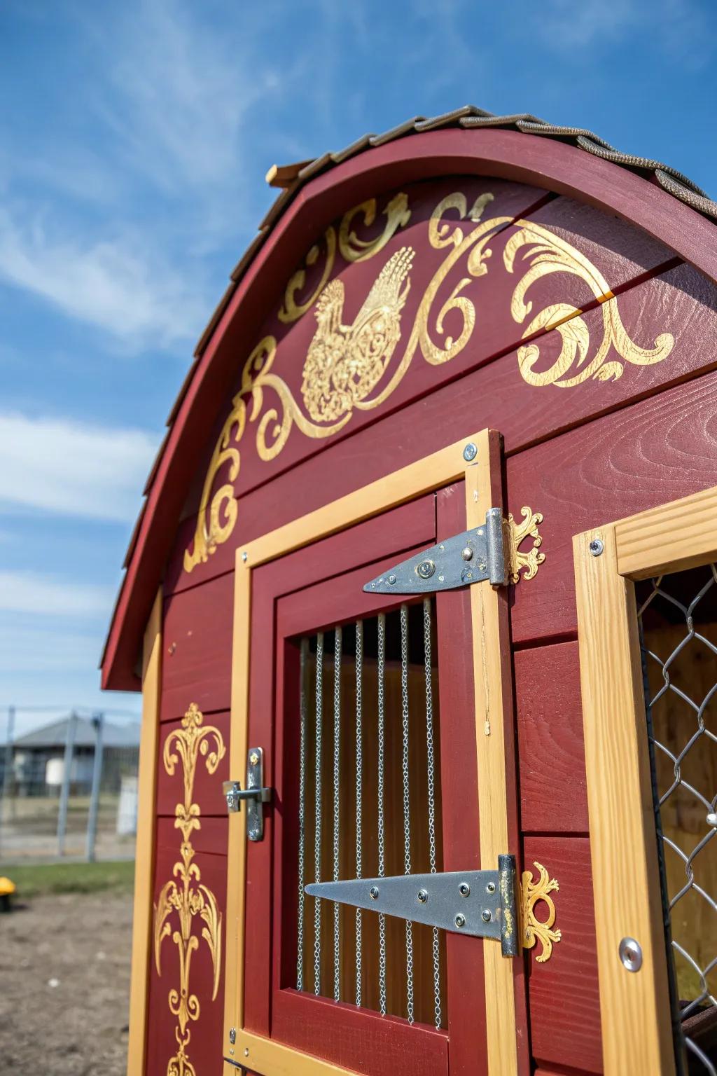 Transform your hoop coop into a masterpiece of craftsmanship and color!