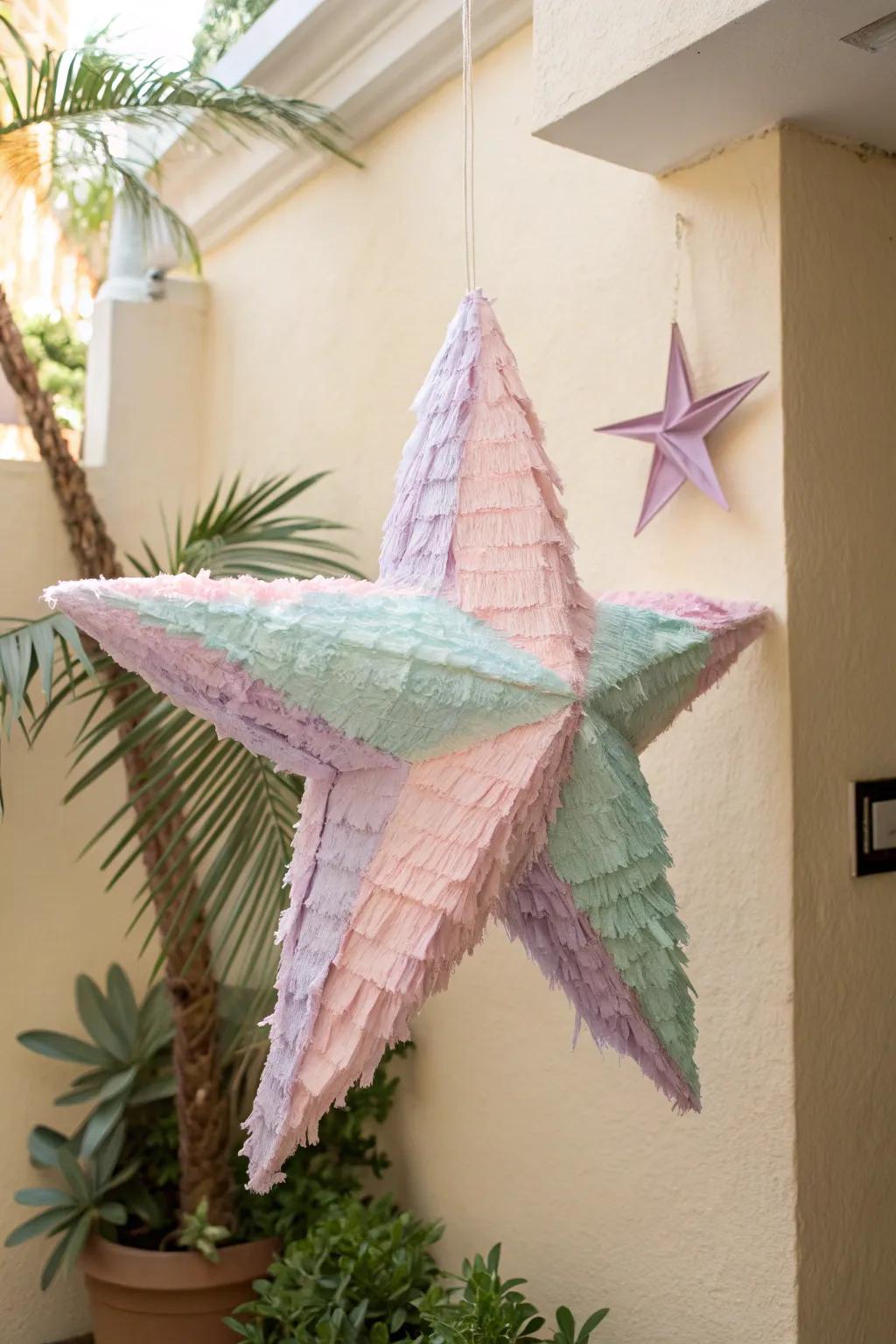 Embrace tradition with a beautifully crafted star pinata, perfect for adding a nostalgic touch to your celebration.