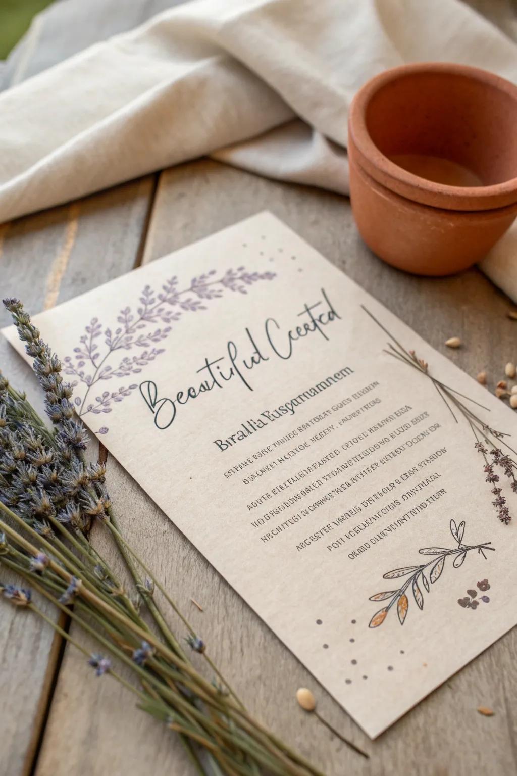 Embrace simplicity with our print-ready ingredients label template, where elegance meets craftsmanship.