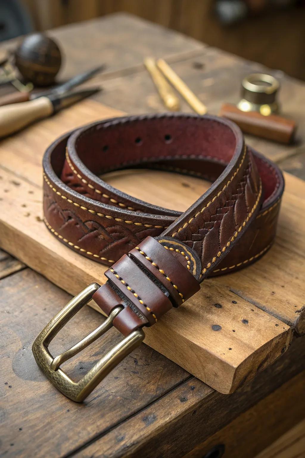 Elevate your style with a bespoke leather belt—where craftsmanship meets fashion.
