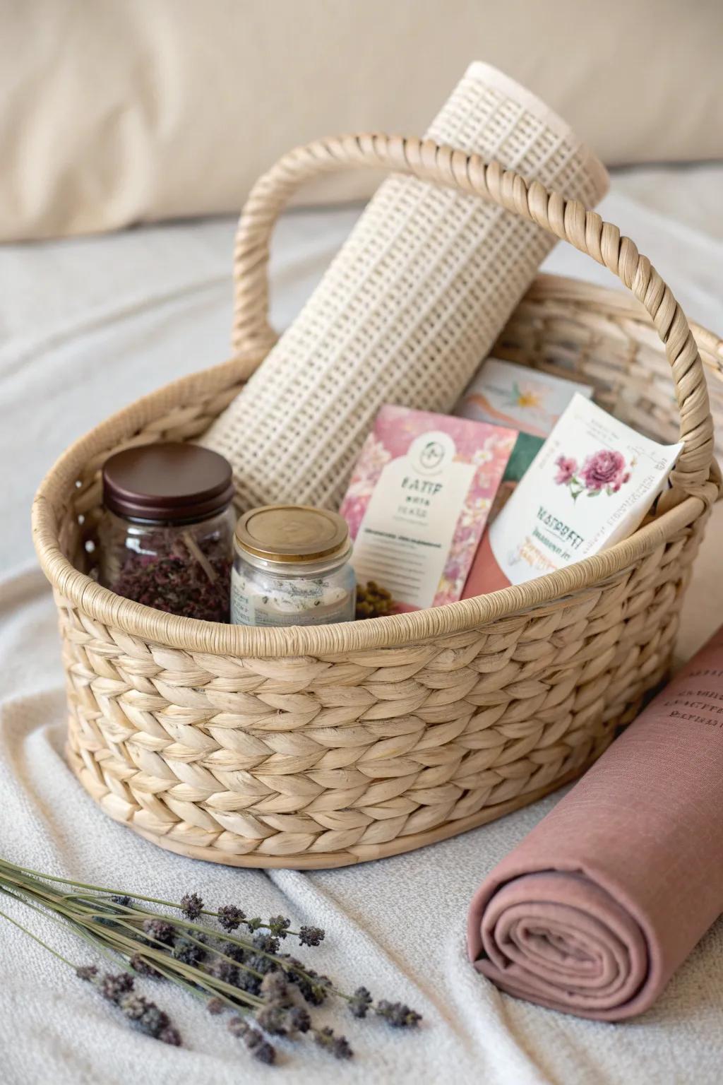 Elevate your wellness journey with a touch of elegance. 🌿🧘‍♀️ #HealthyLivingHamper #ScandinavianBoho