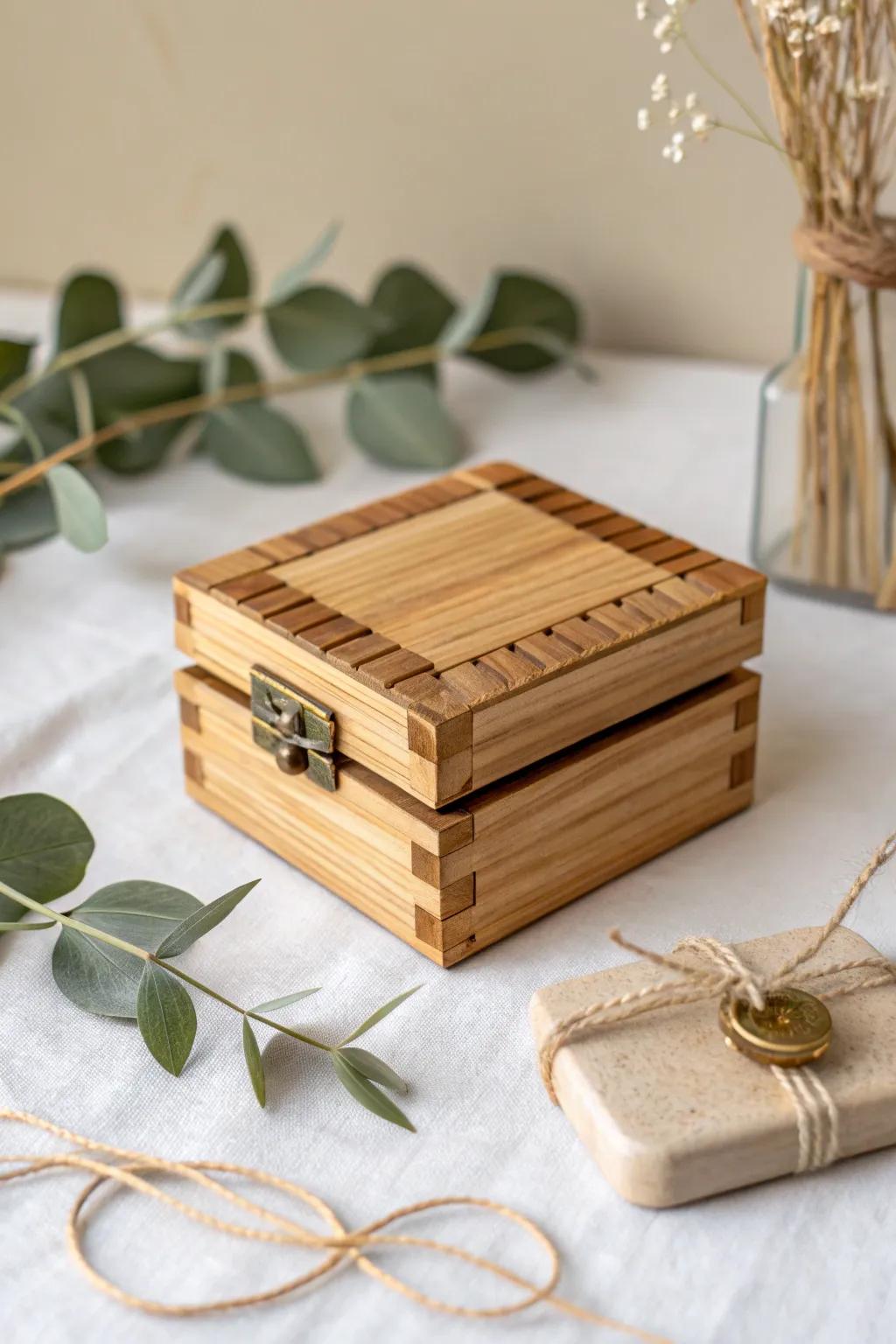 Crafted with love: A charming jewelry box for Mother's Day treasures.