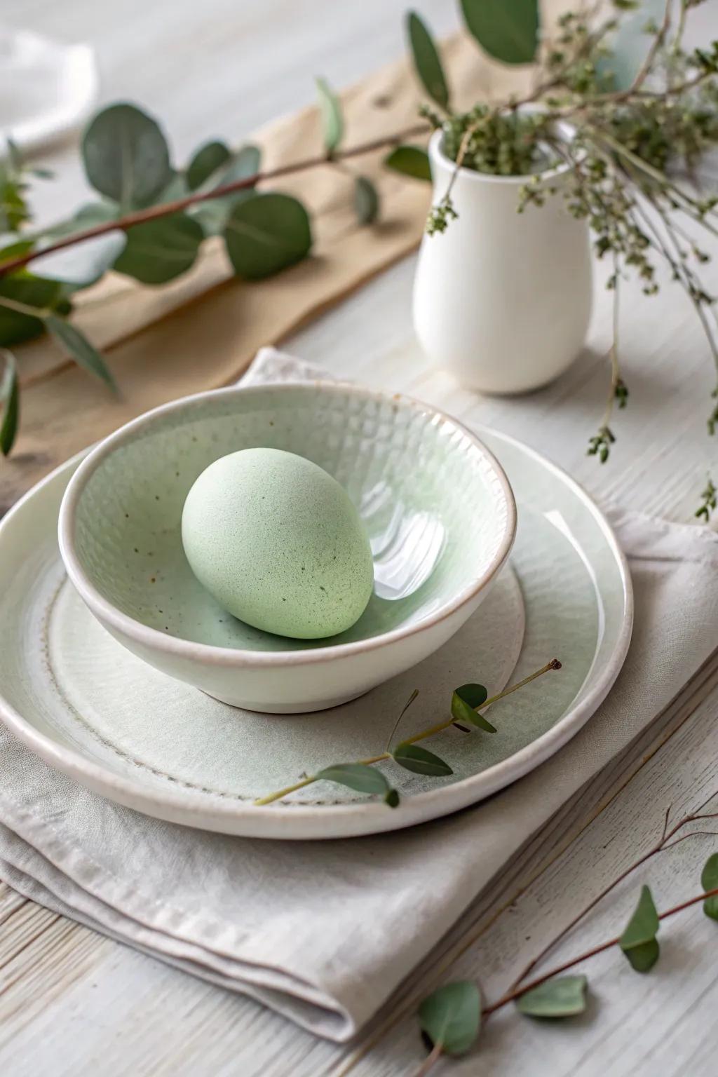 Discover the zen of breakfast with a matcha-dyed marvel. 🌿✨