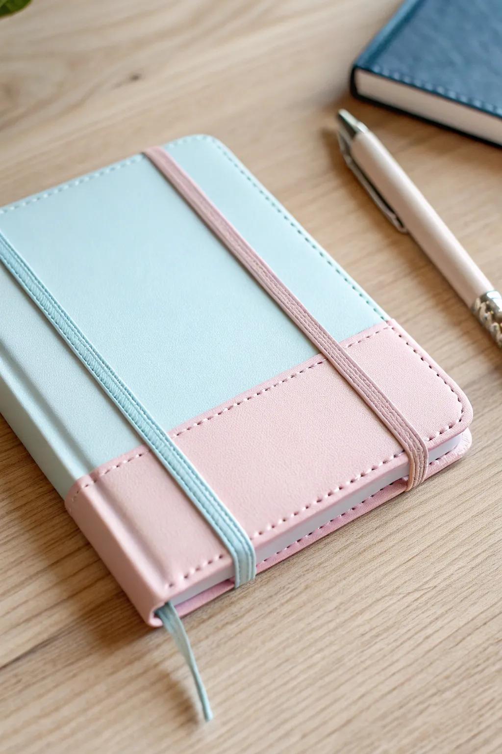 Embrace tranquility with a pastel perfection notebook that soothes the soul.