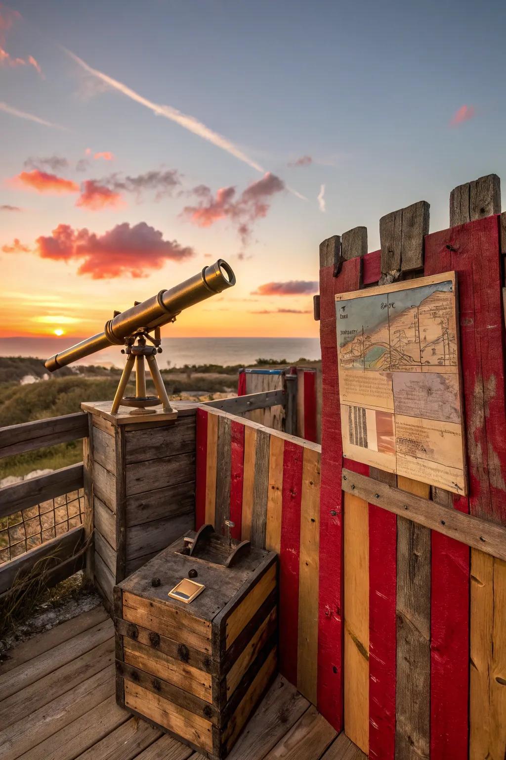 Unleash the explorer within: a handcrafted fort where imagination knows no bounds.