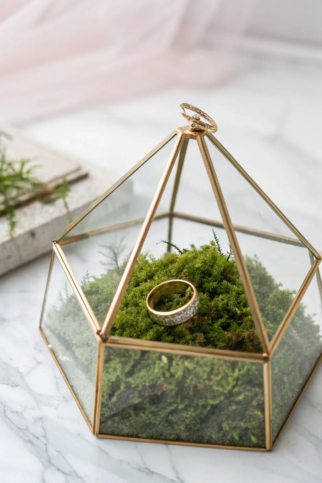 Elevate your ring display with a touch of nature and modern design.