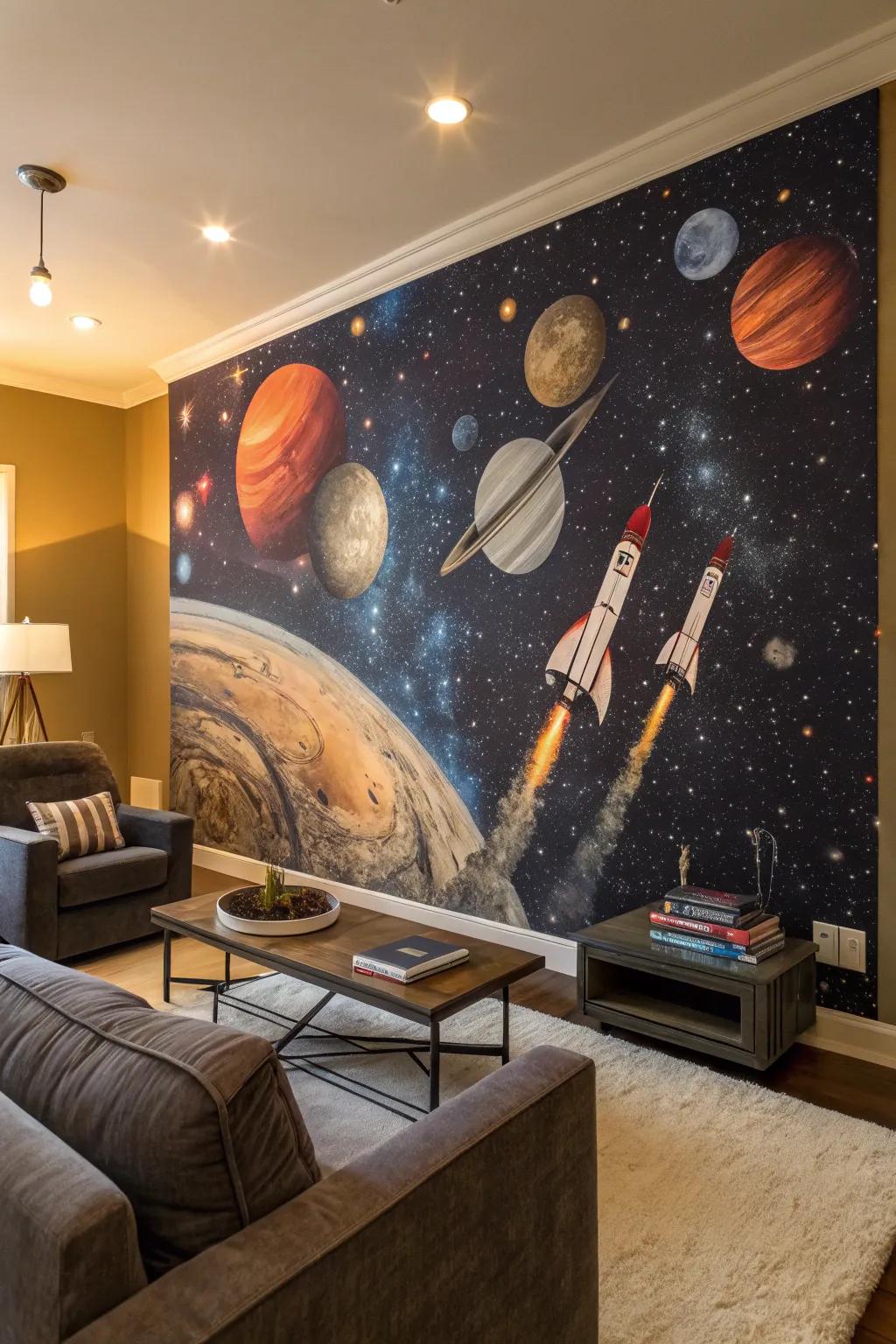 Transform your wall with striking galactic art.