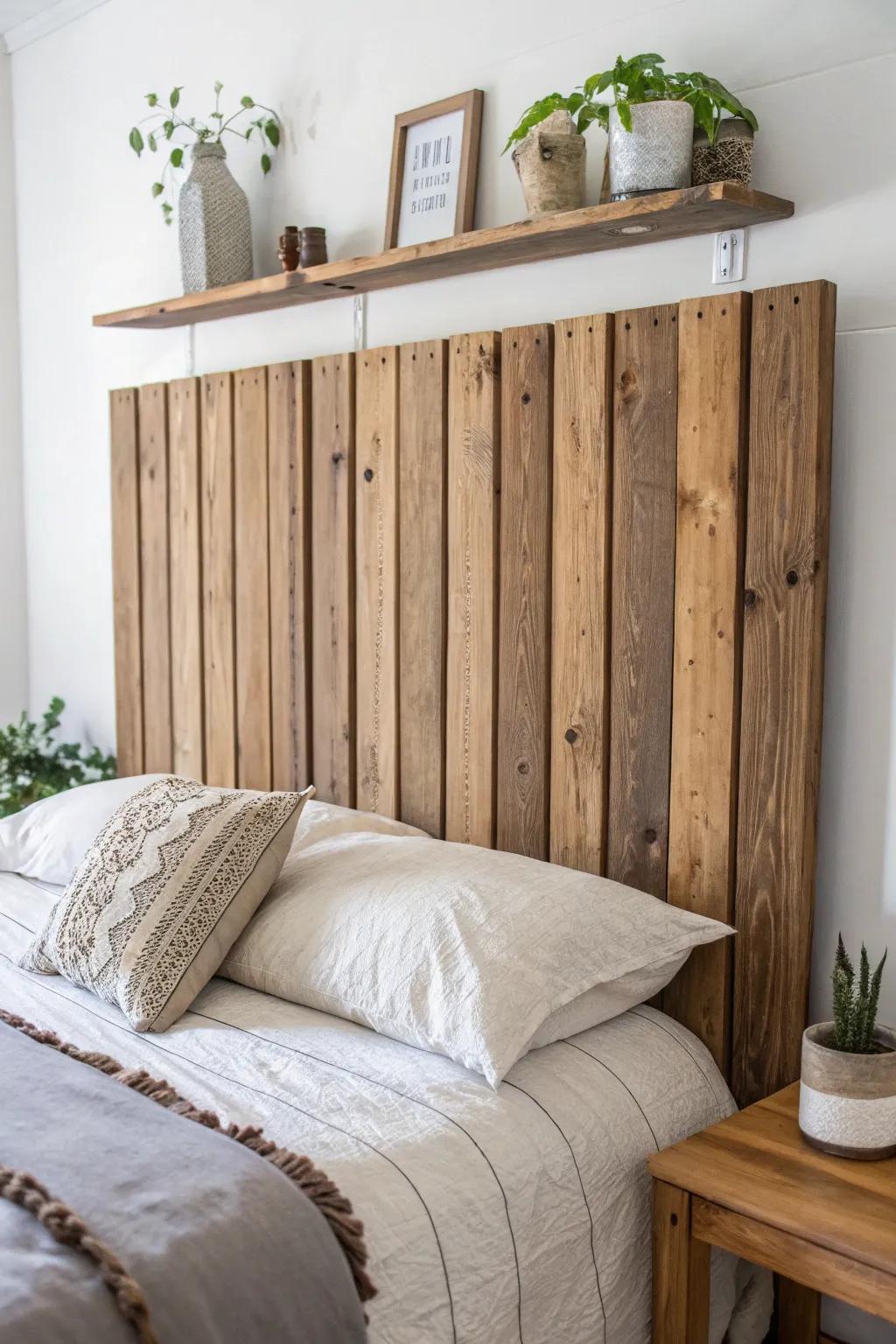Transform your space with a DIY headboard that speaks to your style and creativity.