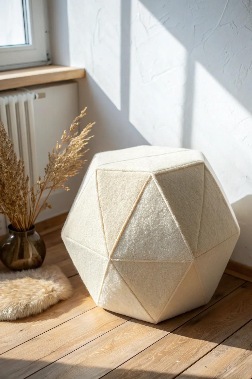 Embrace the beauty of simplicity with these soft geometric sculptures—where modern design meets cozy comfort.