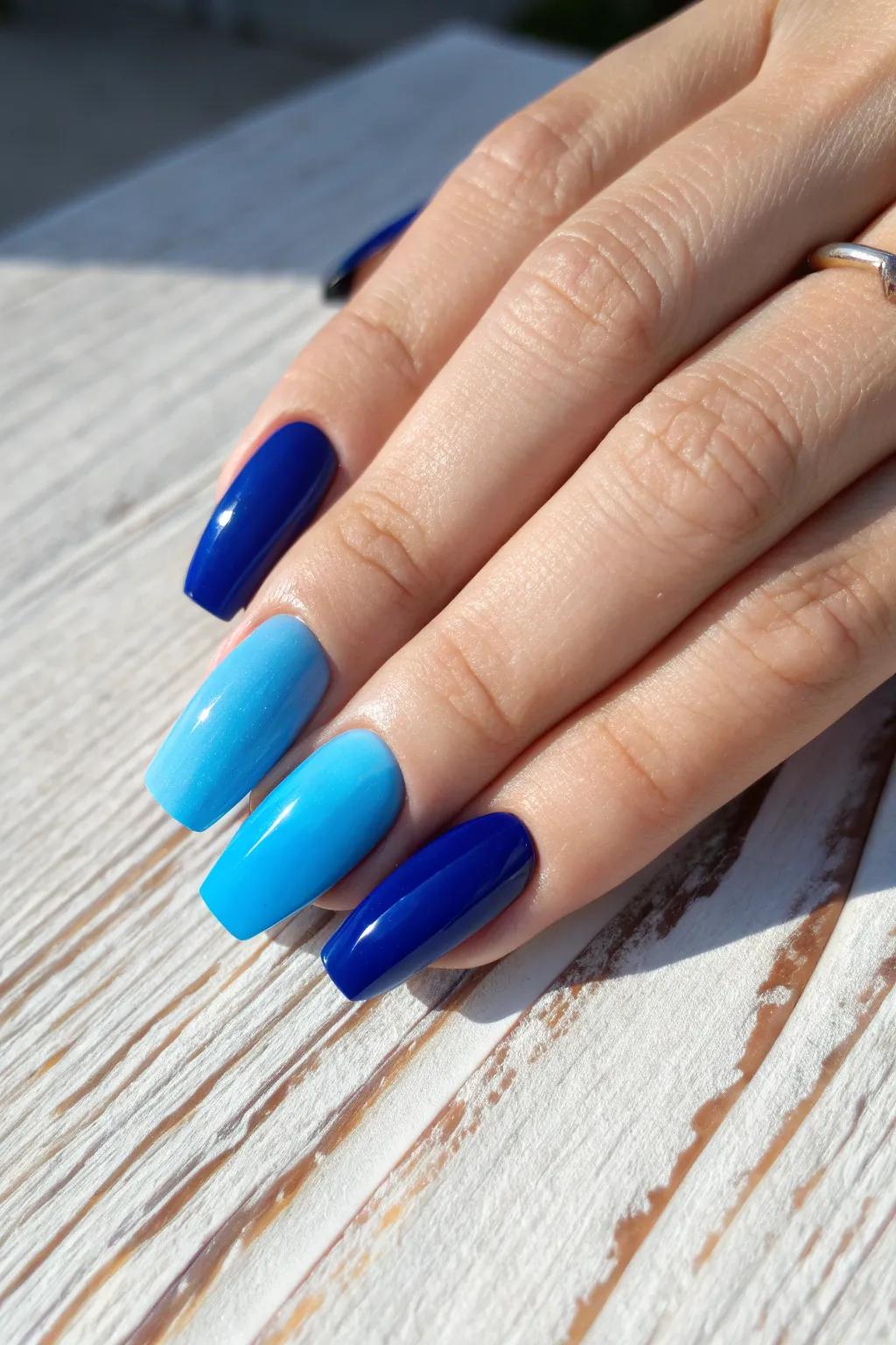 Dive into the depths of style with these Cool Blue Vibes. Perfectly crafted for the modern man.