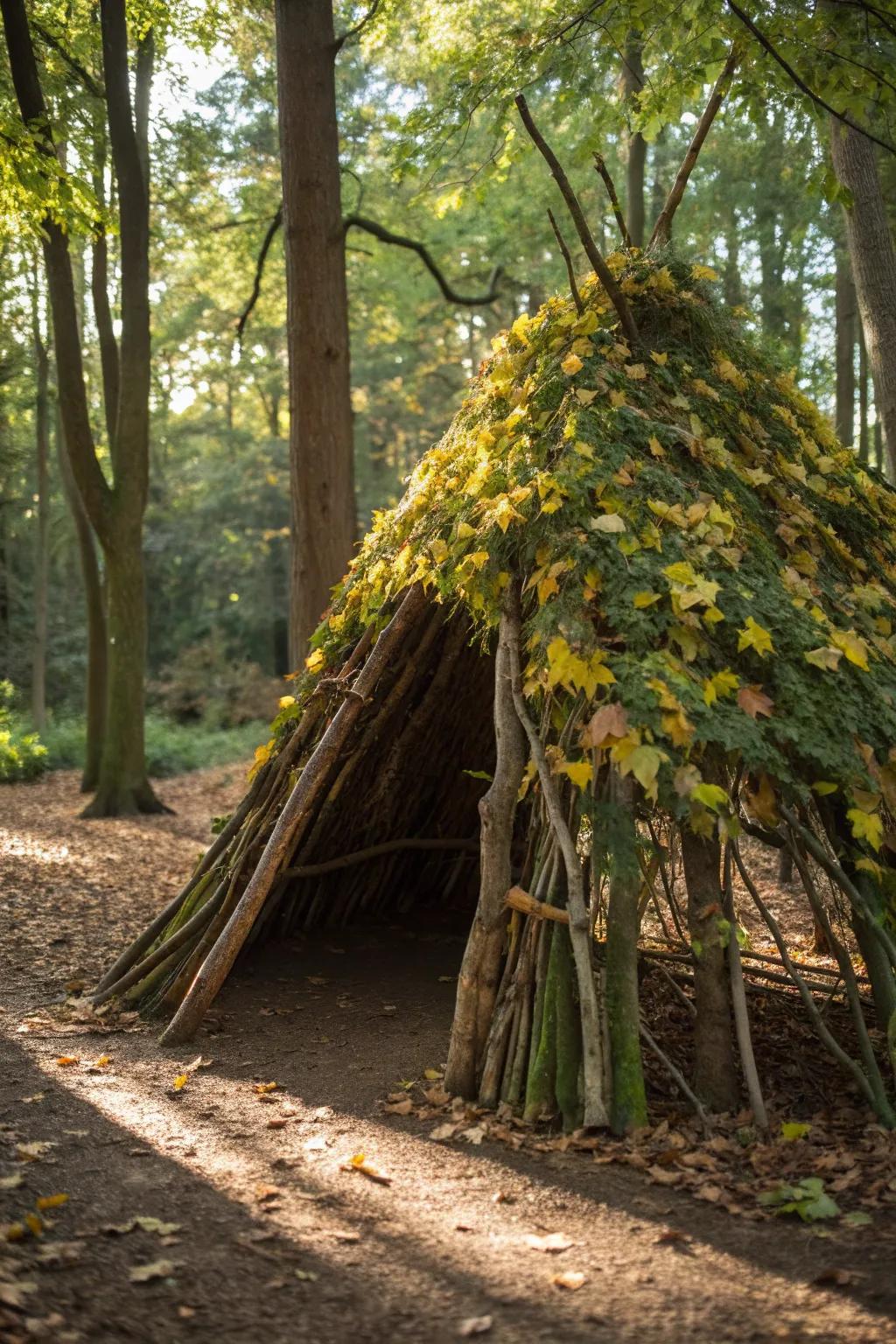 Discover the charm of a Leaf Roof Retreat—where craftsmanship meets nature in the heart of the woods.