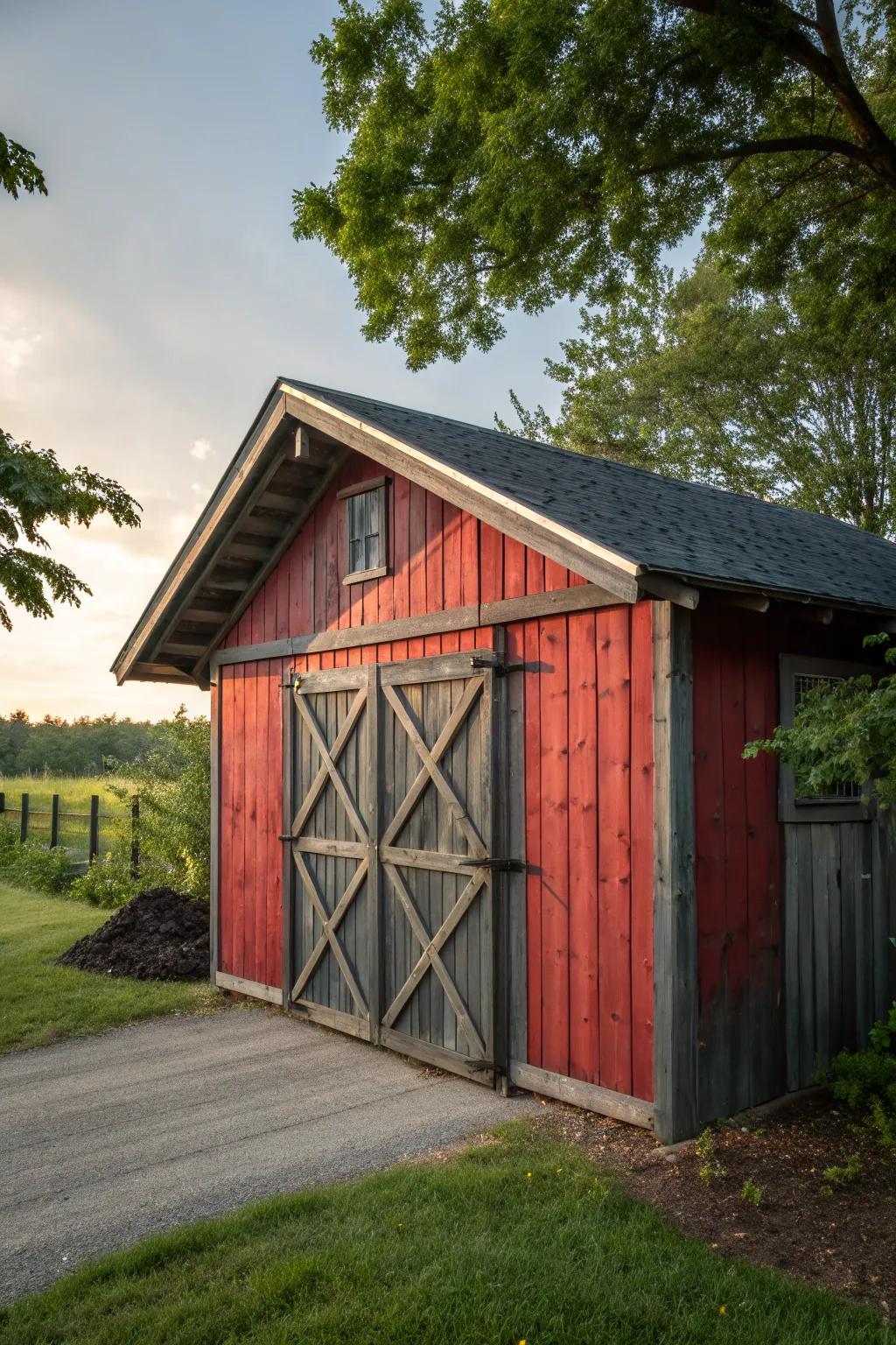 Embrace the elegance of simplicity with a lean-to tractor shed that makes efficient use of space and showcases expert craftsmanship.