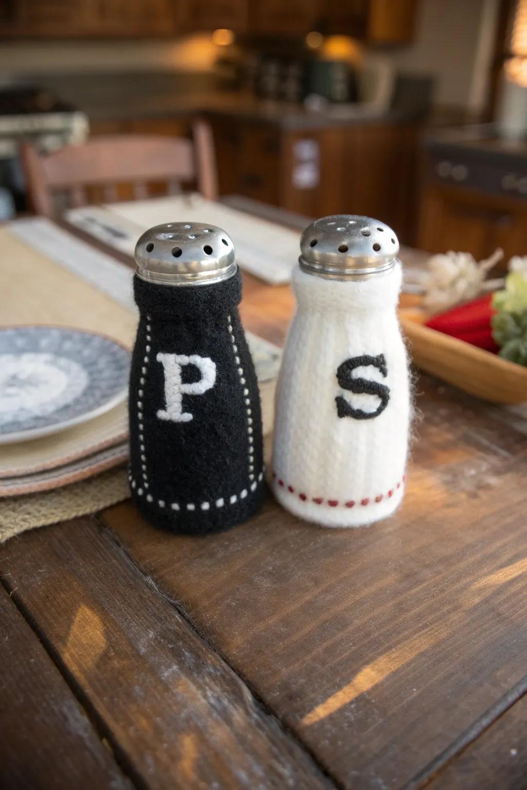 Spice up your twins' Halloween with these charming DIY salt & pepper costumes! #Craftsmanship #TwinCostumes