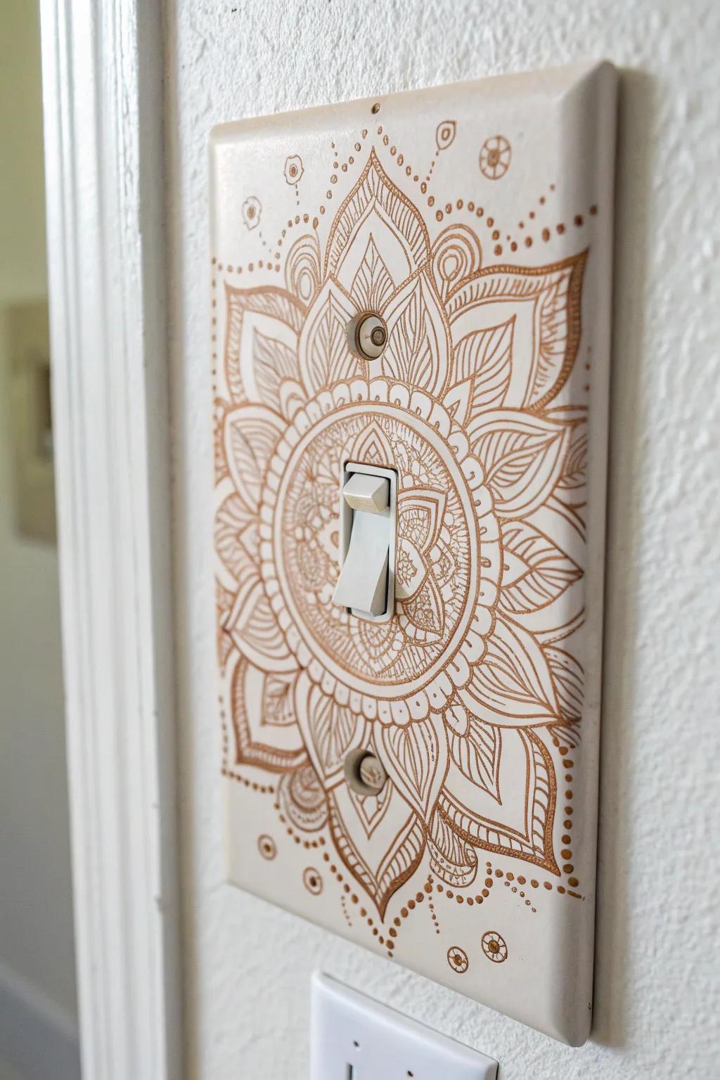 Elevate your space with a touch of boho elegance—mandala artistry for a serene ambiance.