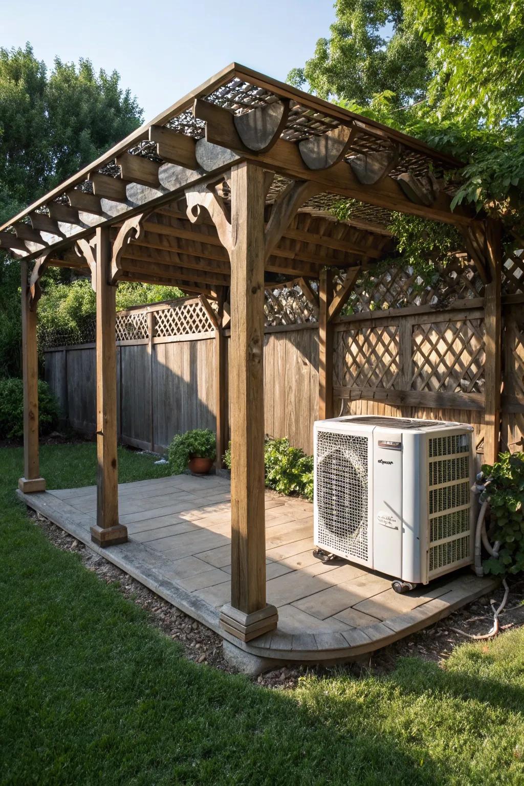 Transform your space with a stunning repurposed pergola—where style meets function.