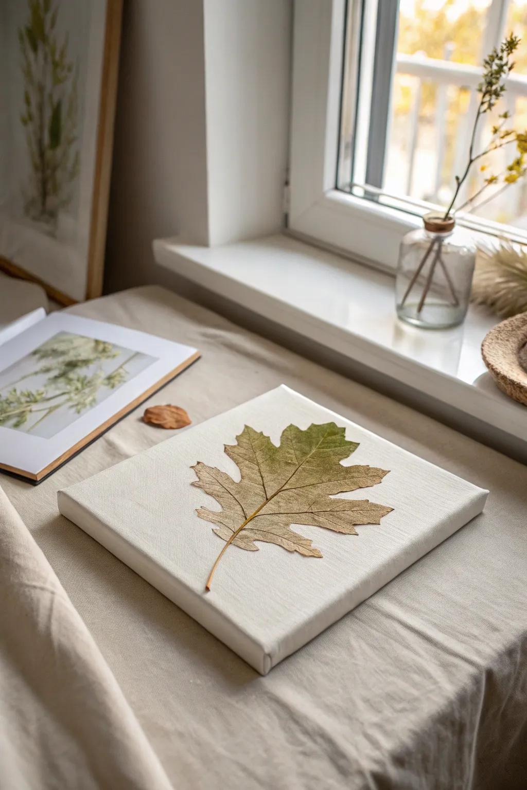 Crafting Nature's Touch: Simple Leaf Prints for Baby's First Art Adventure