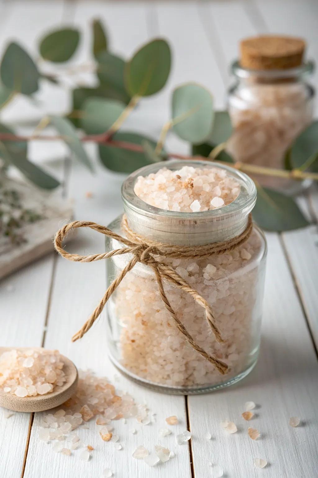 Transform your bath time into a serene escape with homemade natural bath salts.