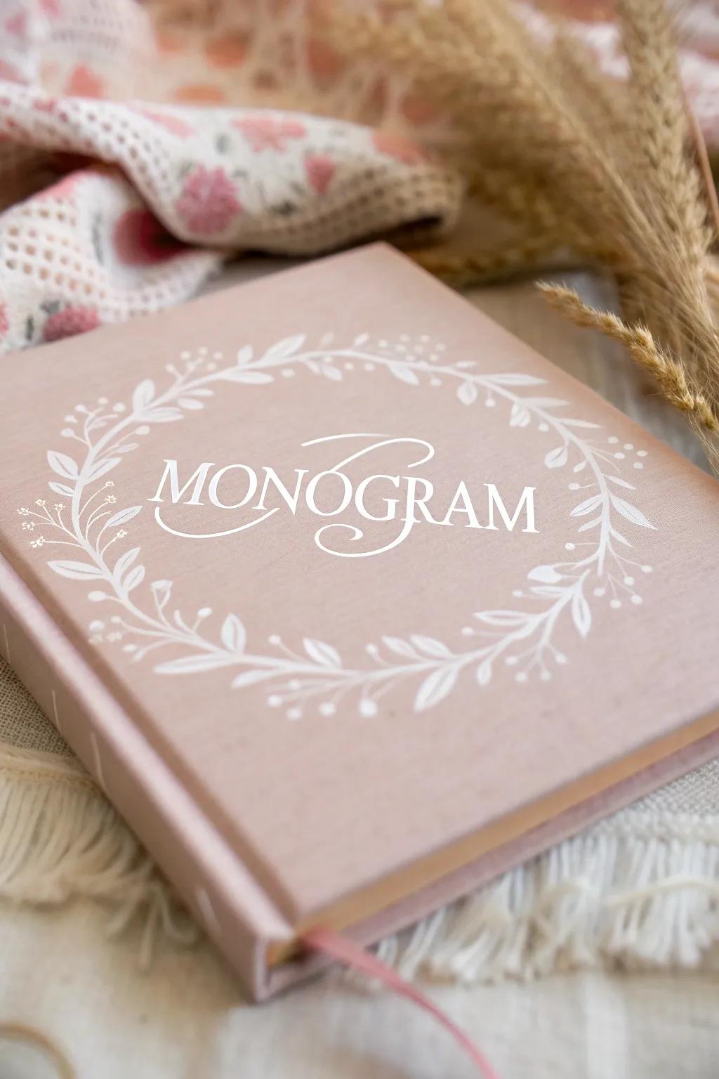 Add a personal touch to your books with elegant monograms that blend simplicity and artistry.