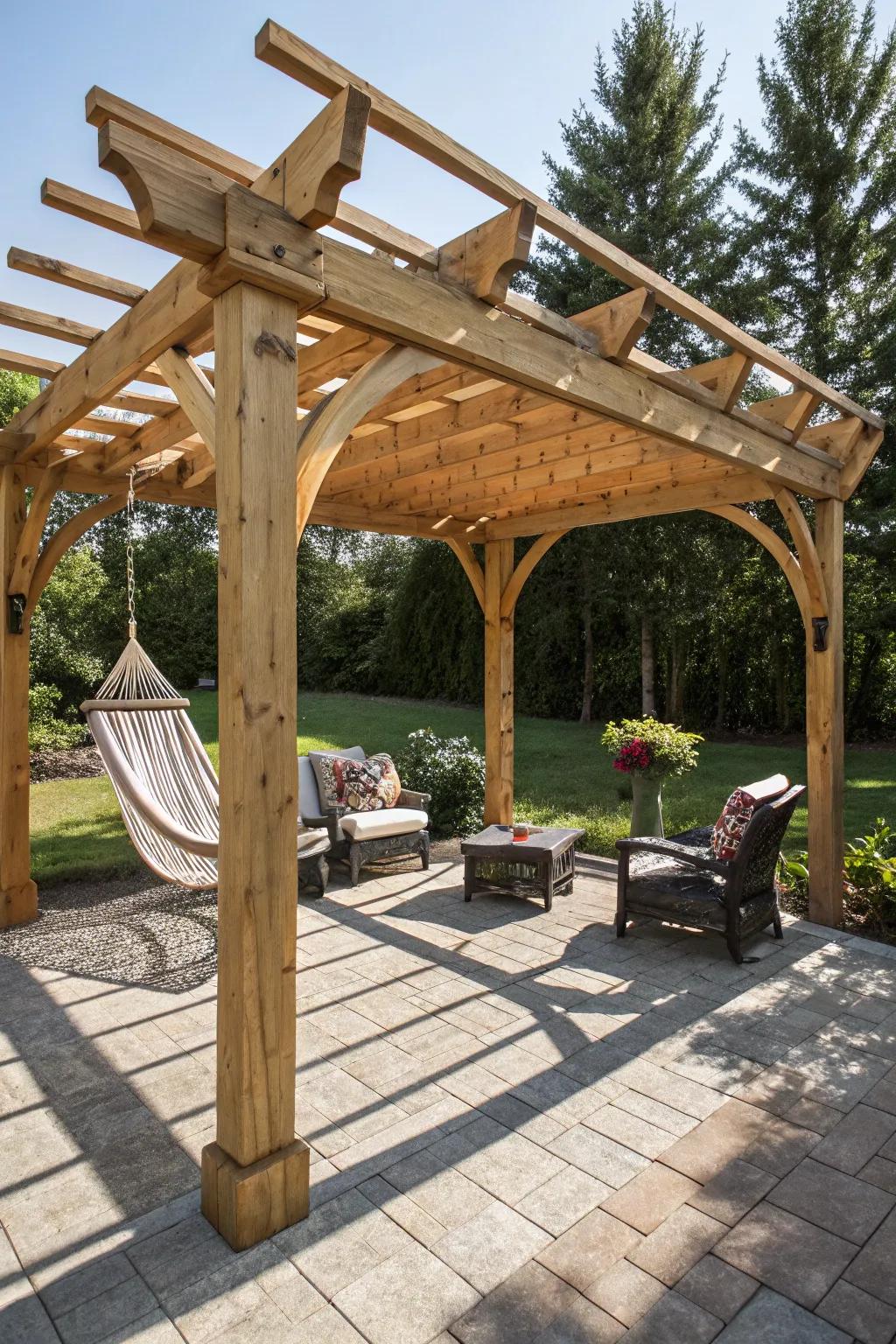 Transform your backyard with a DIY pergola—affordable elegance and relaxation combined.