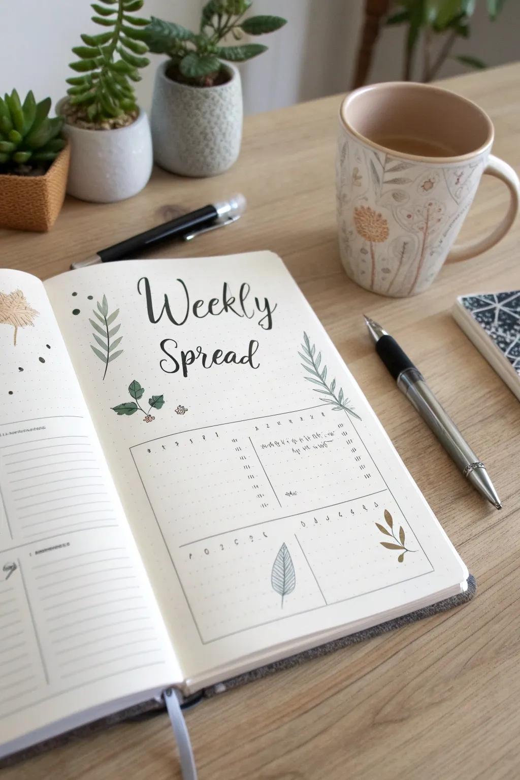 Elevate your bullet journal with charming handwritten fonts that blend elegance and creativity.