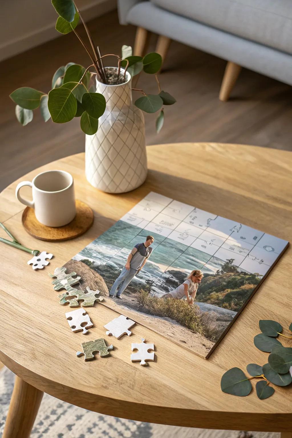Turn cherished memories into a delightful puzzle surprise for unforgettable game nights.