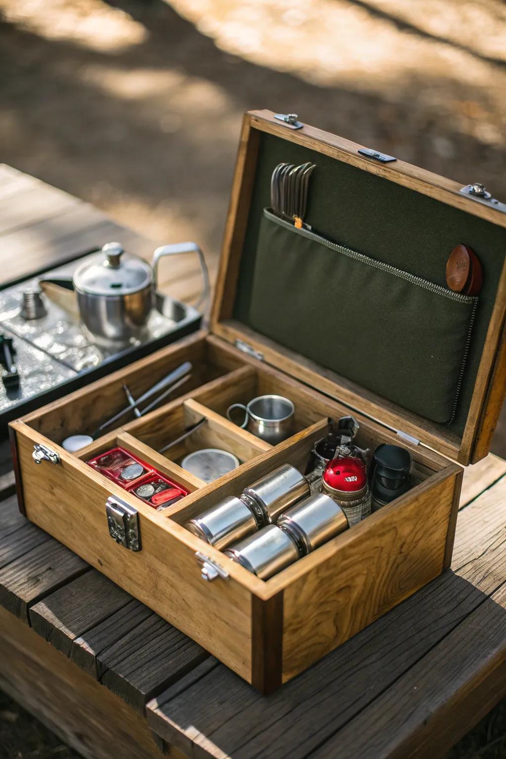 Elevate your adventures with a DIY modular chuck box—crafted for function and style.