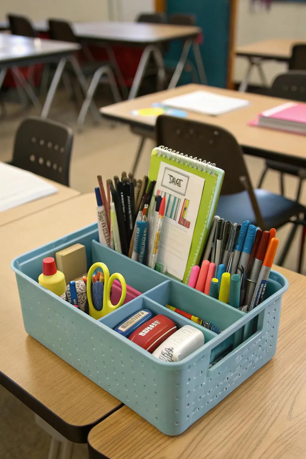 Multi-compartment caddies for organized storage