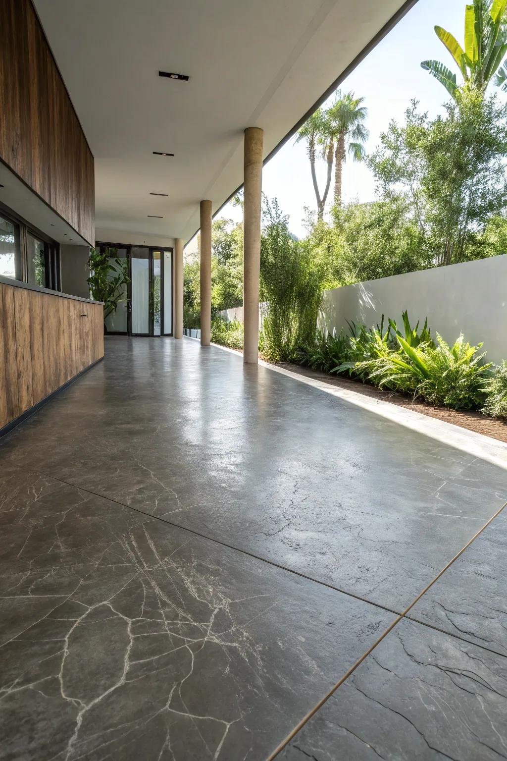 Elevate your space with sustainable style: Eco-friendly concrete resurfacing at its finest.
