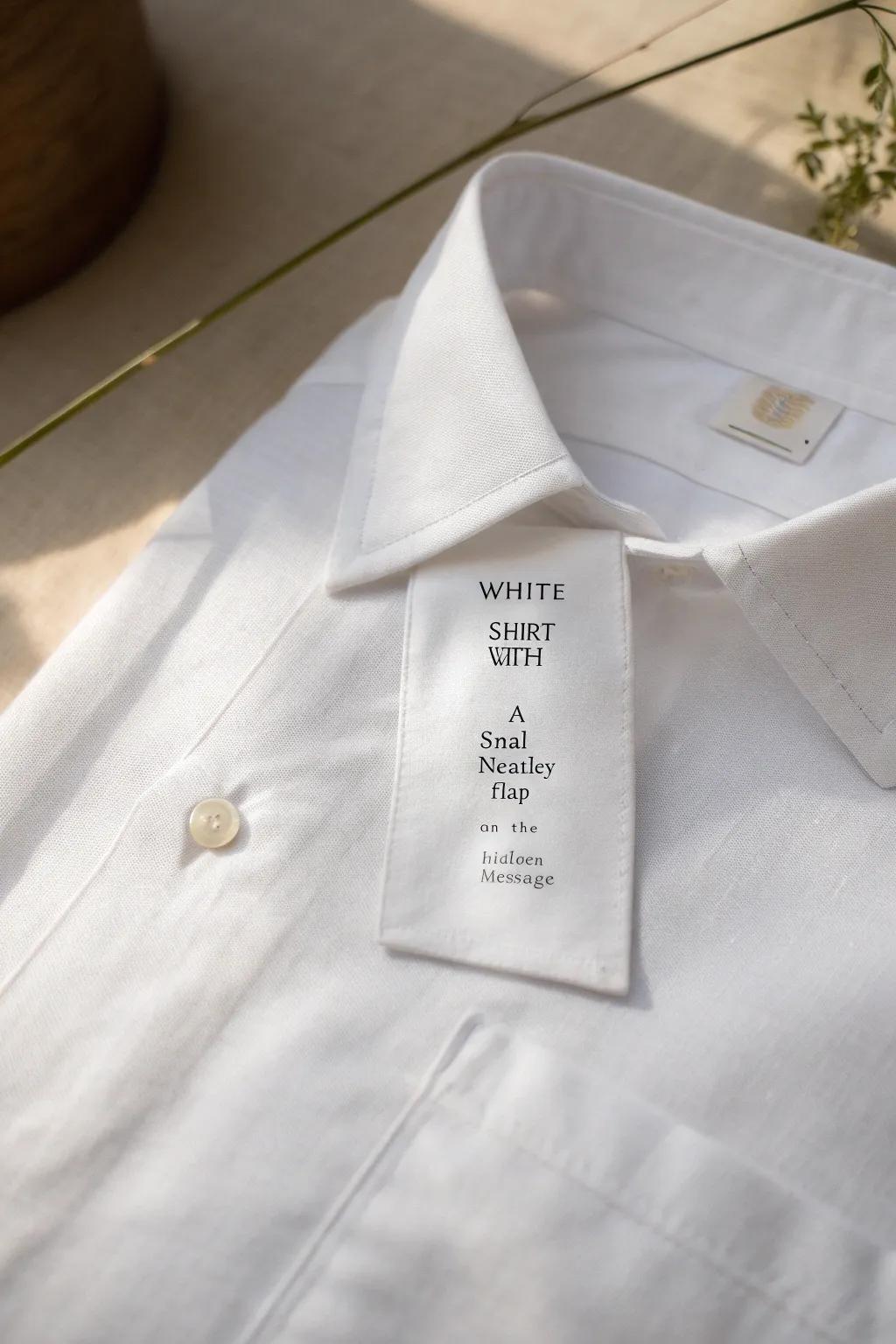 Discover the secret behind the flap – a hidden message for your Valentine!