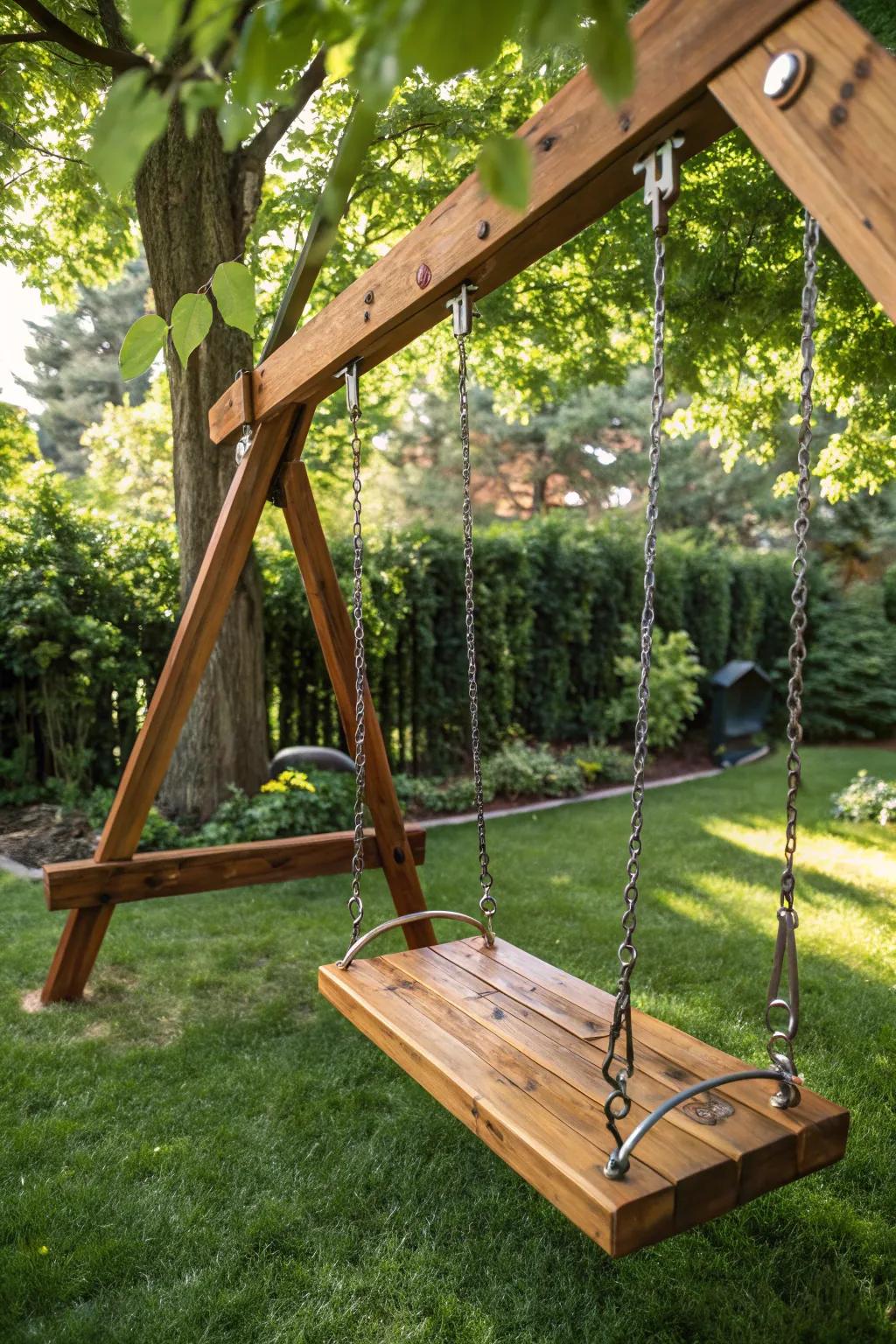 Elevate your backyard play with a stunning seesaw swing set that invites endless fun and cooperation.
