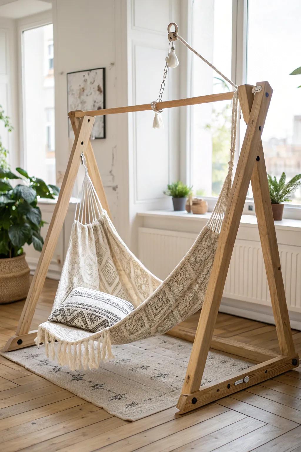 Elevate your pup's comfort with a chic hammock bed—where minimalist design meets Boho charm.