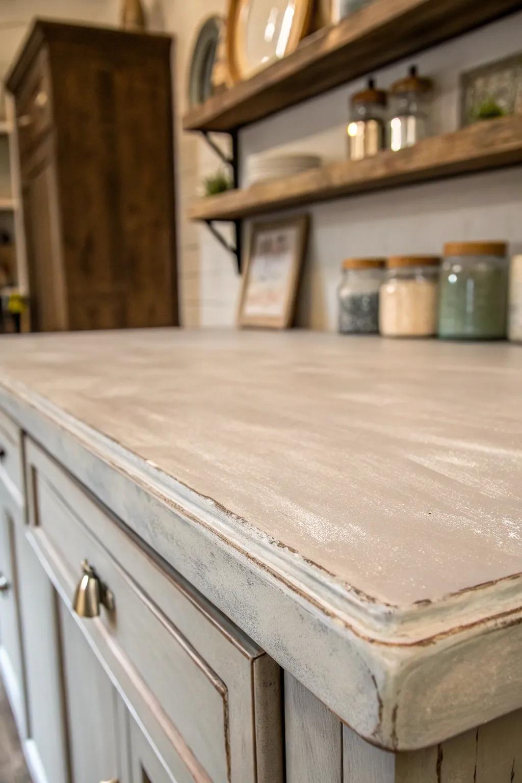 Transform your kitchen with the timeless charm of chalk paint and a wax finish.