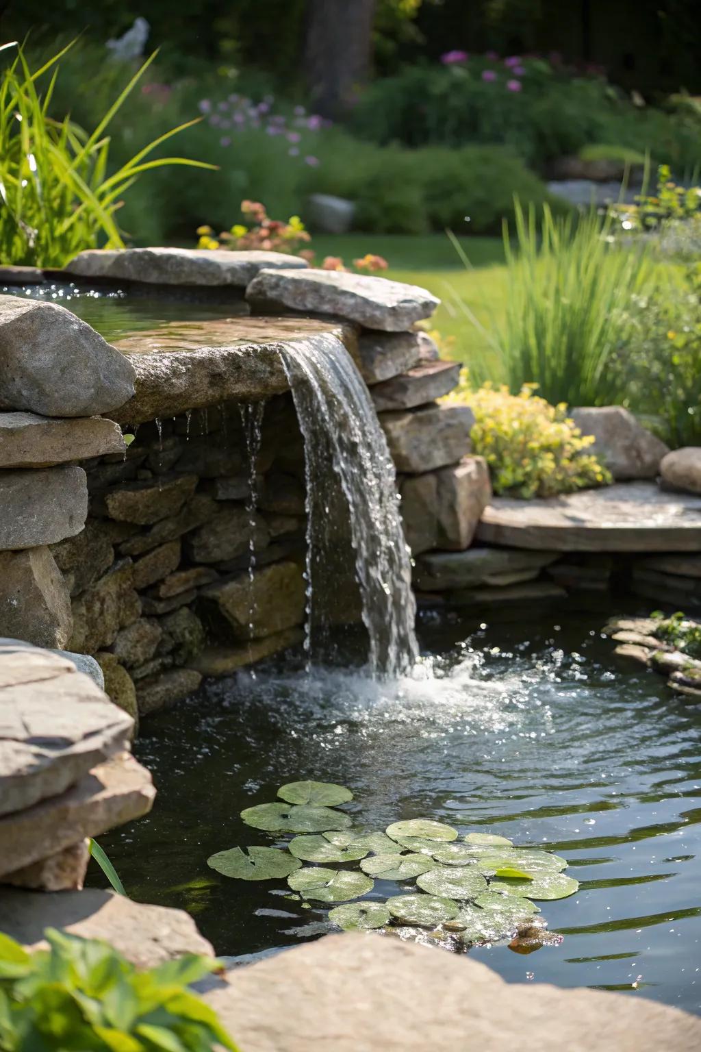 Invite nature into your garden with a DIY pond waterfall that welcomes wildlife and enhances your outdoor space.